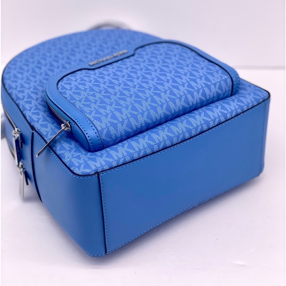 Michael Kors Jaycee Medium Backpack MK Blue - Picture 6 of 15